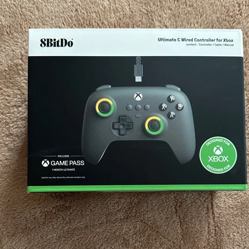Wired Controller for Xbox - Black and Green